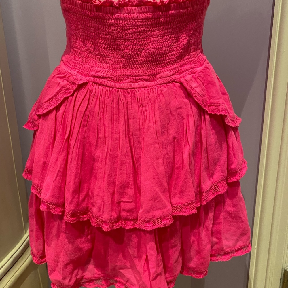 Loveshackfancy pink halter dress - Picture 4 of 5